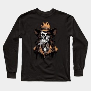 Cowgirl of Death Long Sleeve T-Shirt